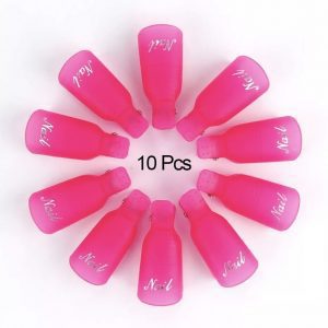 10 קלפסים רב פעמי להסרת ג'ל